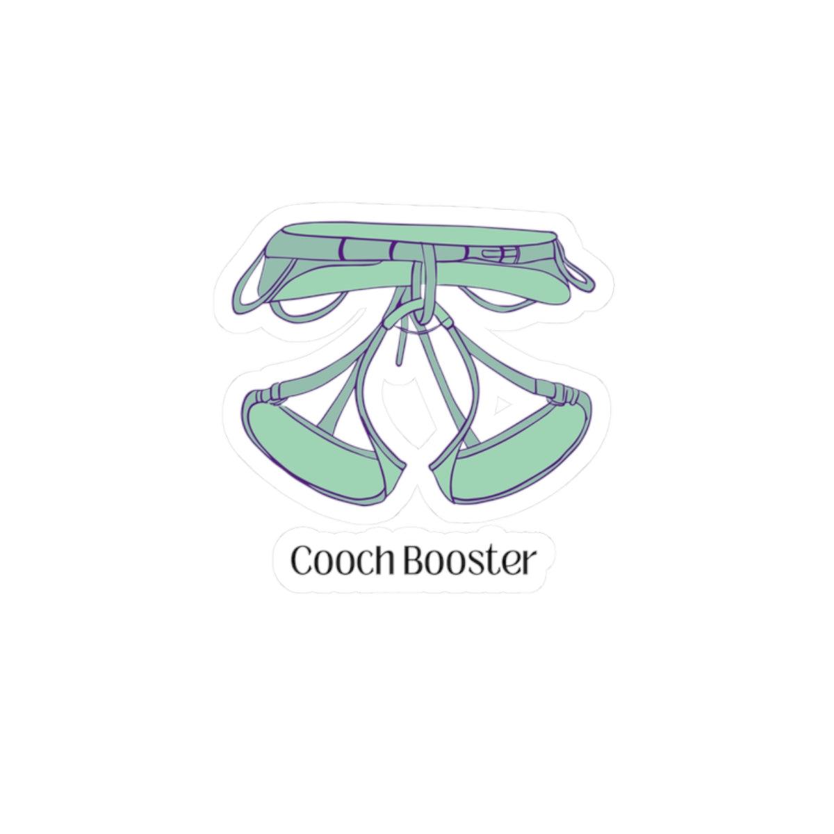 Kiss-Cut Stickers "Cooch booster"