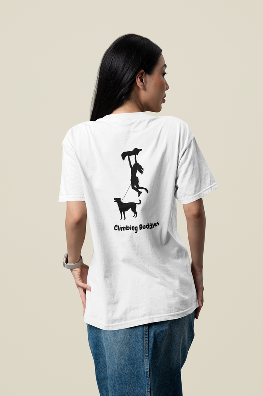 Unisex Jersey Short Sleeve Tee "Climbing Buddies"